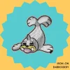 Cute Cartoon Seal Iron-on Embroidery