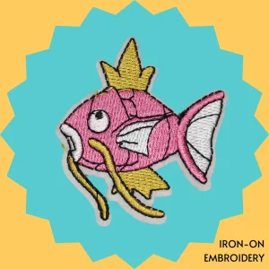 Cartoon Carp Iron-on Embroidery