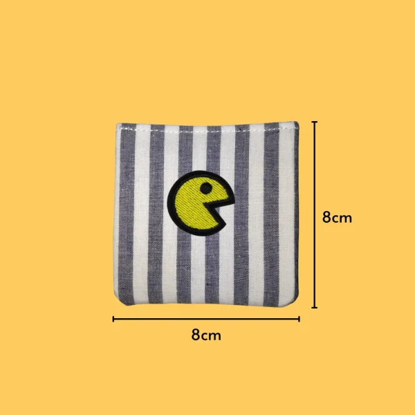 Small Pacman Iron-on Embroidery