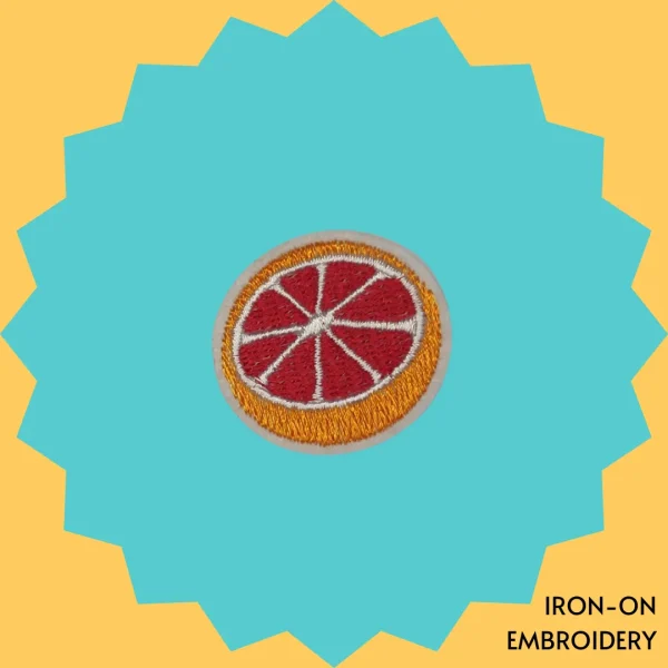 Cartoon lemon Iron-on Embroidery