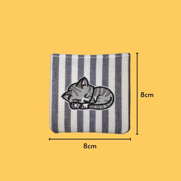 Iron-On-Patch-706 Loaf Cat Sleeping Iron-on Embroidery