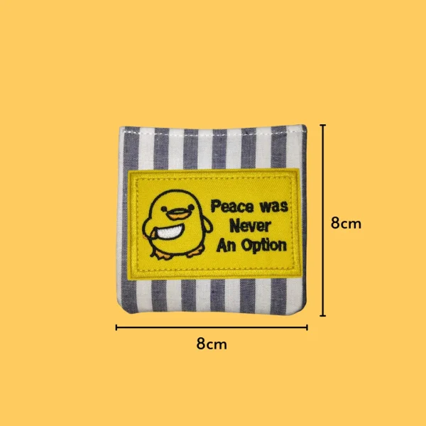 Scary Duck Iron-on Embroidery