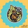 This is Fine Meme Iron-on Embroidery