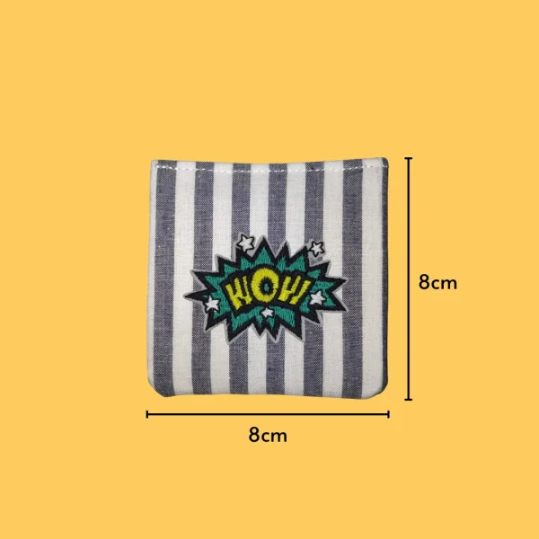 Iron-On-Patch-792 WOW Sticker Embroidery