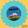 Mountain Scenery Iron-on Embroidery