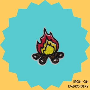 Campfire Iron-on Embroidery