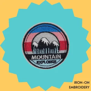 Mountain Explorer Iron-on Embroidery