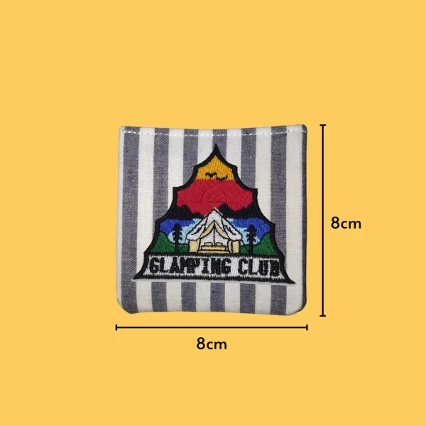 Glamping Club Iron-on Embroidery