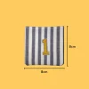 Yellow Number '1' Iron-on Embroidery