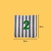 Green number '2' Iron-on Embroidery