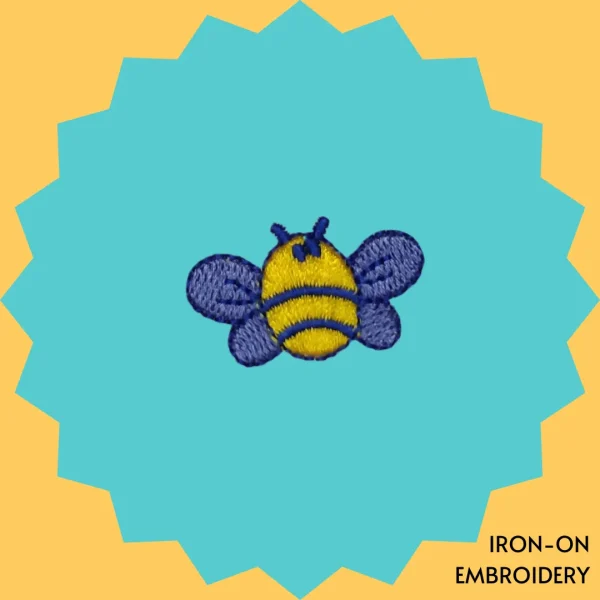 Small cartoon bee Iron-on Embroidery