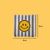 Simple smiling face emoji Iron-on Embroidery