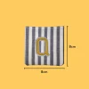 Yellow Letter 'Q' Iron-on Embroidery