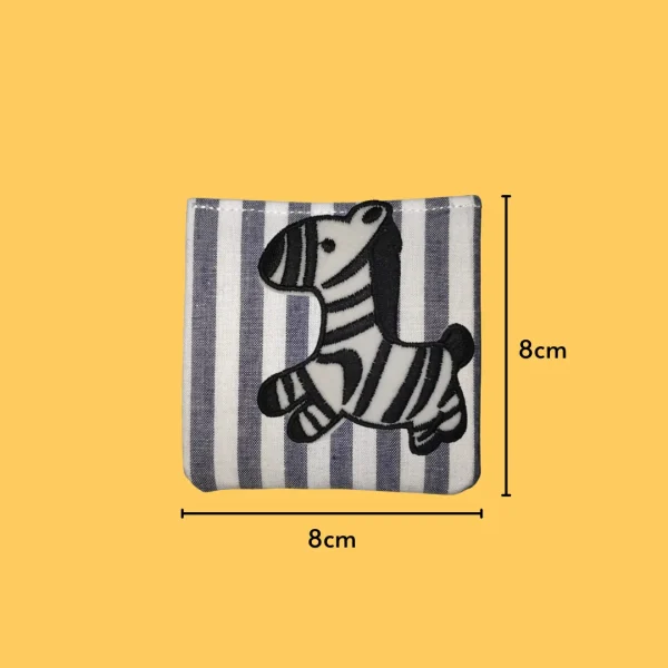 Cute chonky zebra Iron-on Embroidery