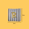 Yellow Letter 'R' Iron-on Embroidery