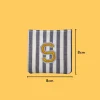 Yellow Letter 'S' Iron-on Embroidery