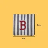 Red Letter 'B' Iron-on Embroidery
