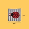 Round ladybug Iron-on Embroidery
