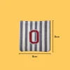Red Letter 'O' Iron-on Embroidery