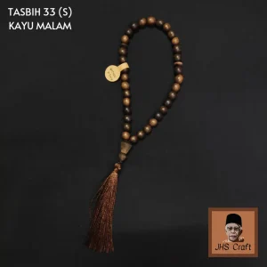 Tasbih 33 (S) Kayu Malam – JHS Craft