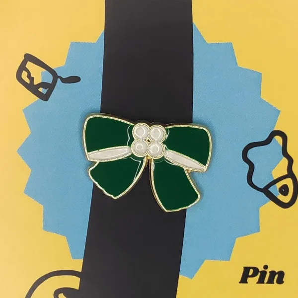 Green Ribbon Enamel Pin