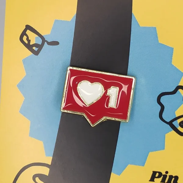 1 Like Icon Enamel Pin