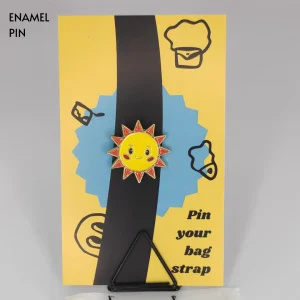 Happy Sunny Sun Enamel Pin