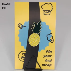 Yellow Pineapple Fruit Enamel Pin