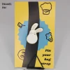 Enamel-Pin-39 White Bunny Enamel Pin