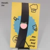 Pink Peach Fruit Enamel Pin
