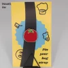 Red Tomato Vegetable Enamel Pin