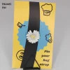 Broken White Daisy Flower Enamel Pin