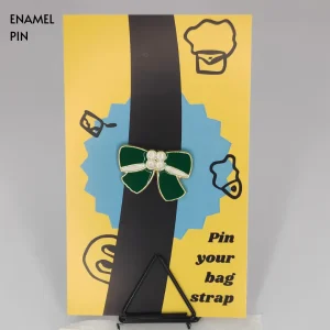 Green Ribbon Enamel Pin