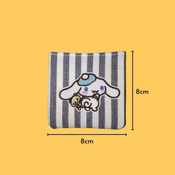 Cute Cinnamoroll with Stuffed Doll Iron-on Embroidery