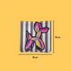Iron-On-Patch-1114 Light Pink Yellow Ballon Dog Iron-on Embroidery