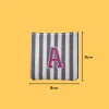 Pink Letter 'A' Iron-on Embroidery