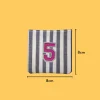 Pink Number '5' Iron-on Embroidery