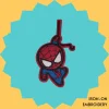 Swinging Chibi Spiderman Iron-on Embroidery
