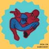 Cool Spiderman Iron-on Embroidery