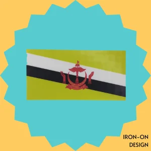 Brunei Flag Iron-on Design