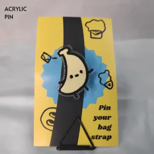 Cute Yellow Banana Acrylic Pin