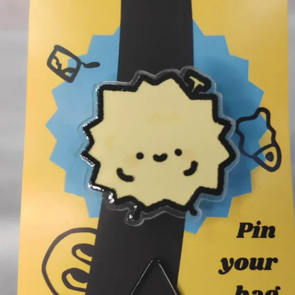 Cute Yellow Durian Acrylic Pin