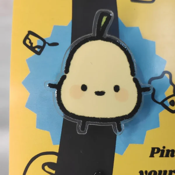 Cute Yellow Pear Acrylic Pin