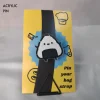 Cute White Rice Acrylic Pin