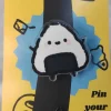 Cute White Rice Acrylic Pin