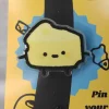 Cute Yellow Cheese Acrylic Pin