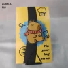 Chill Capybara with Scarf Acrylic Pin