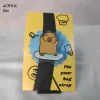 Skating Capibara Acrylic Pin
