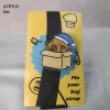 Capybara Woke Up from a Box Acrylic Pin