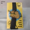 Enamel-Pin-131 Two Capybaras Eating Acrylic Pin